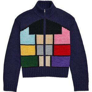 Lover House Zip Up Sweater - M